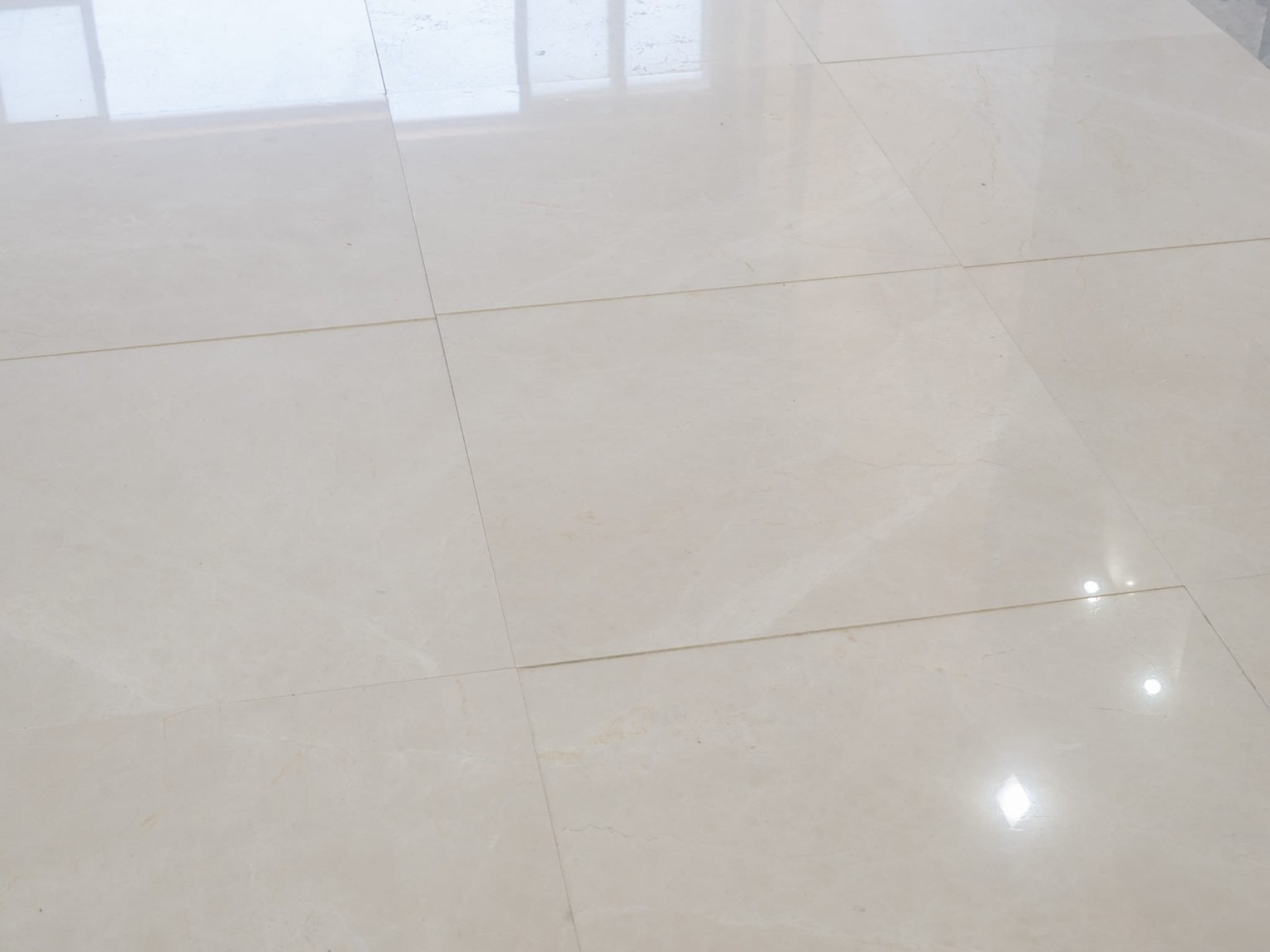 Natural stone flooring in an interior