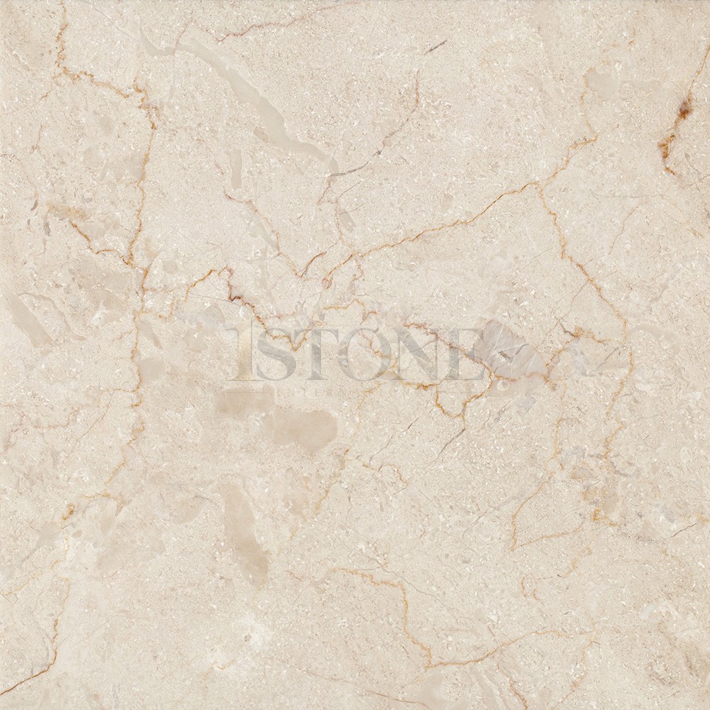 Warm cream marble with subtle golden veining